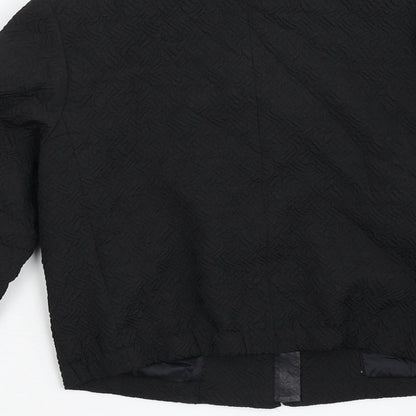 Womens UK Size 8 H&M Black Jacket