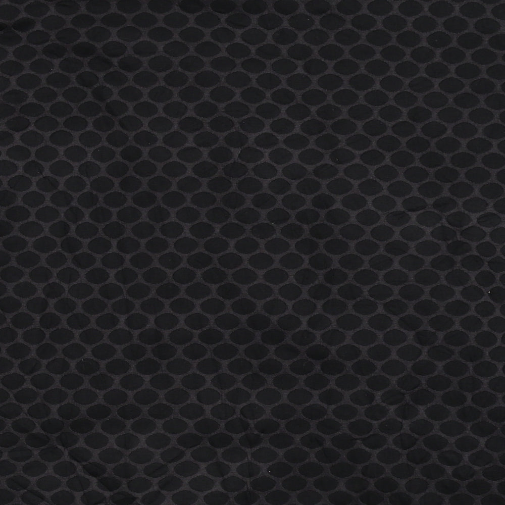 H&M Womens Black Polka Dot  Jacket Blazer Size 12