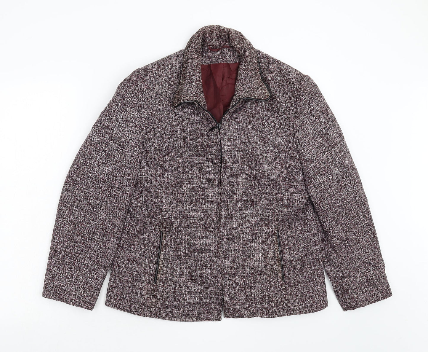 Womens UK Size 14 Berkertex Red Jacket
