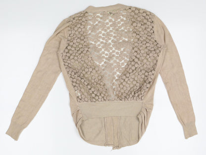 Mirumi Womens Beige   Cardigan Jumper Size M