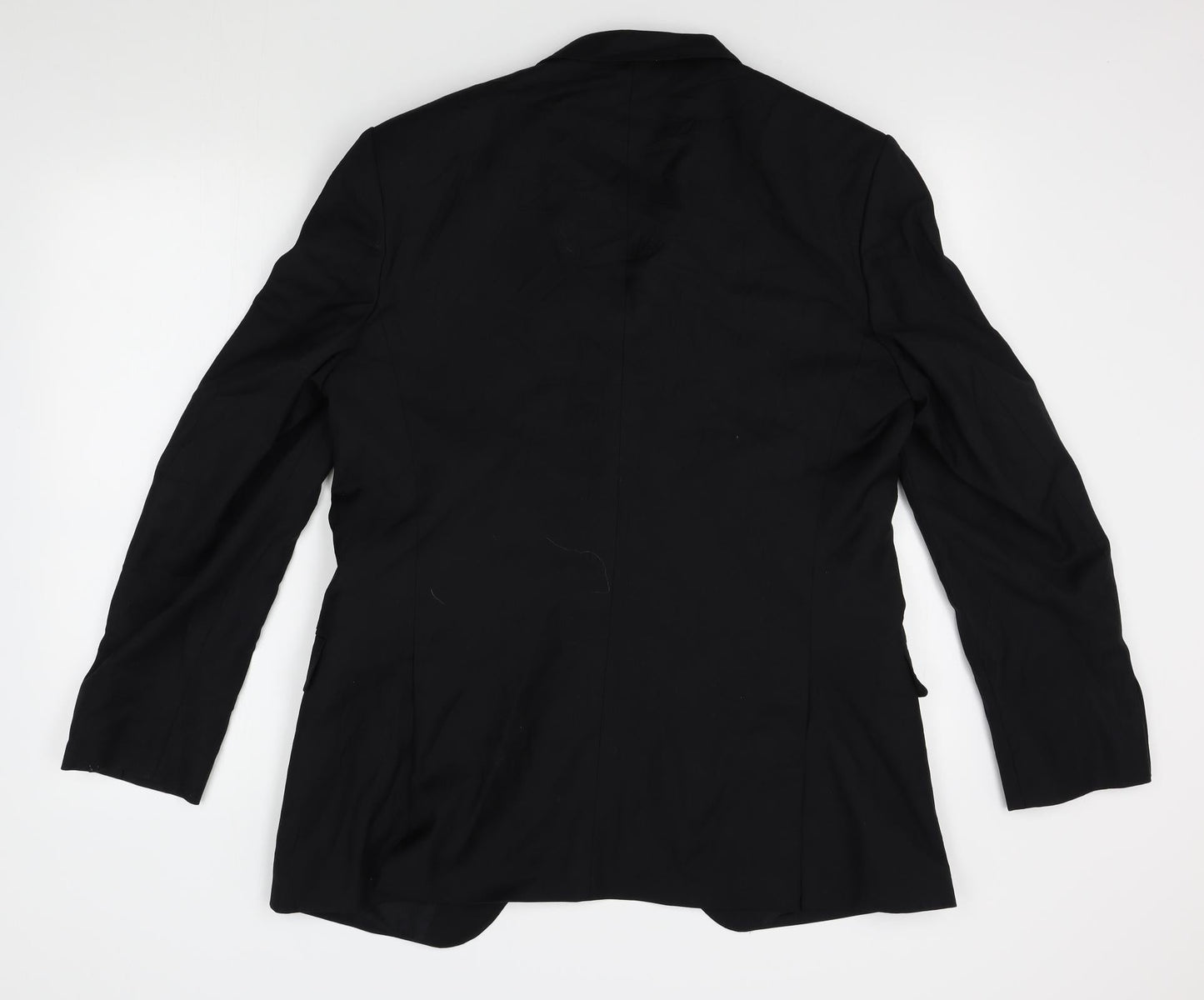 Mens UK Size One Size Lanificio Regular Black Suit Jacket