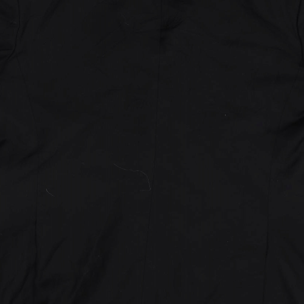 Mens UK Size One Size Lanificio Regular Black Suit Jacket