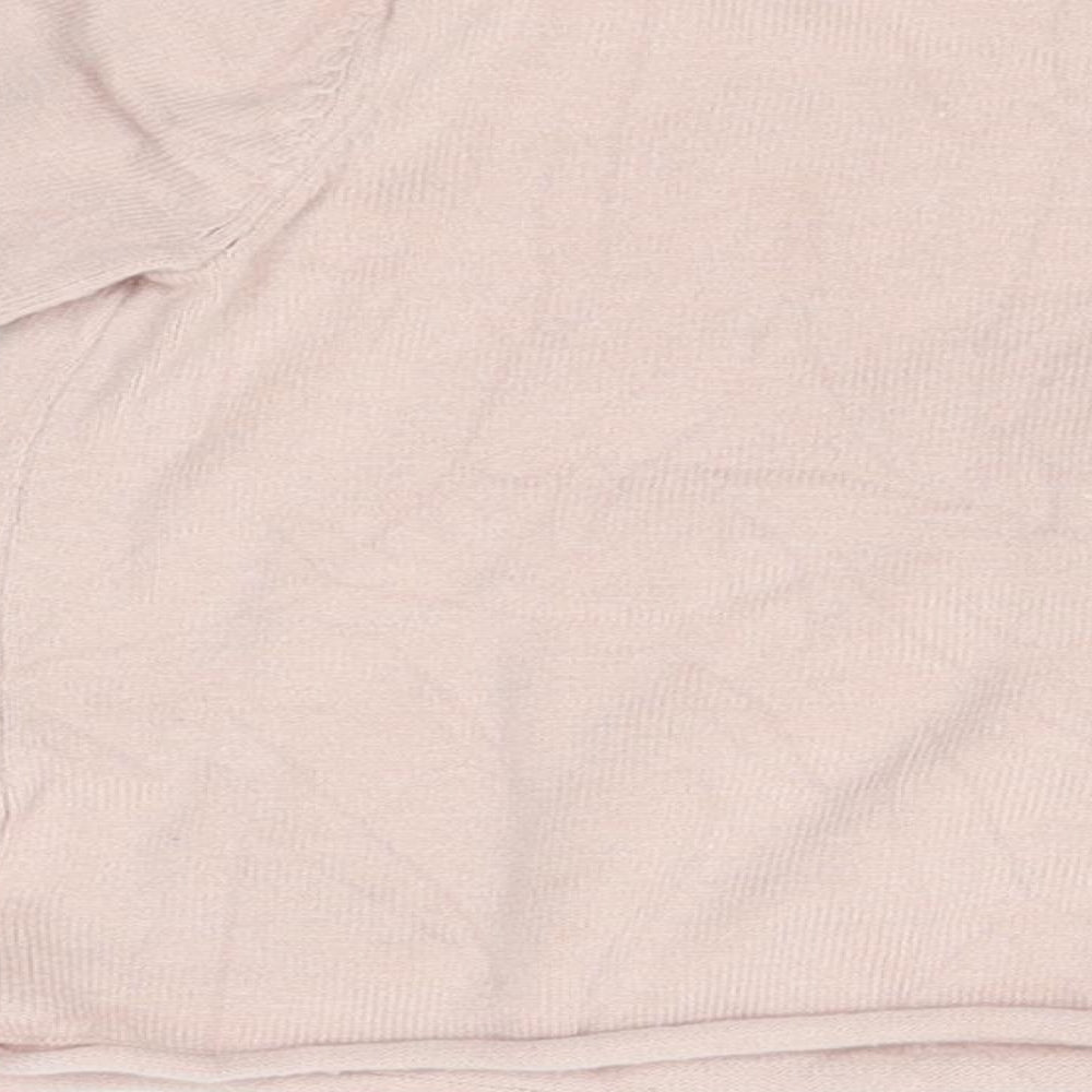 H&M Girls Pink   Pullover Jumper Size 6-9 Months