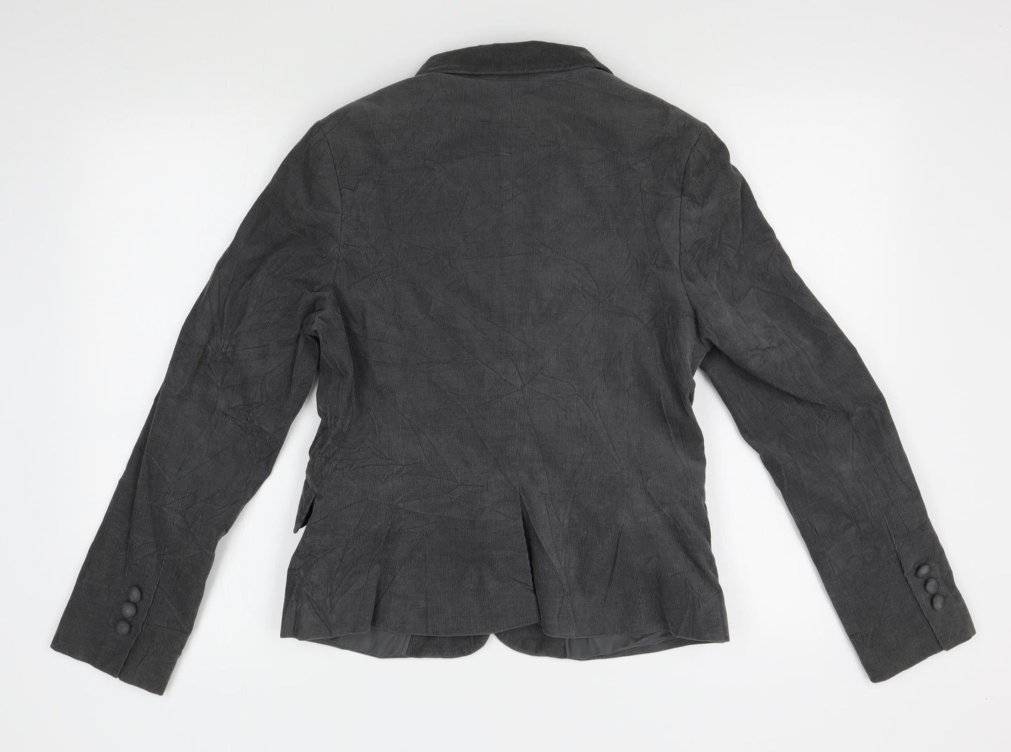 H&M Womens Grey   Jacket Blazer Size 12