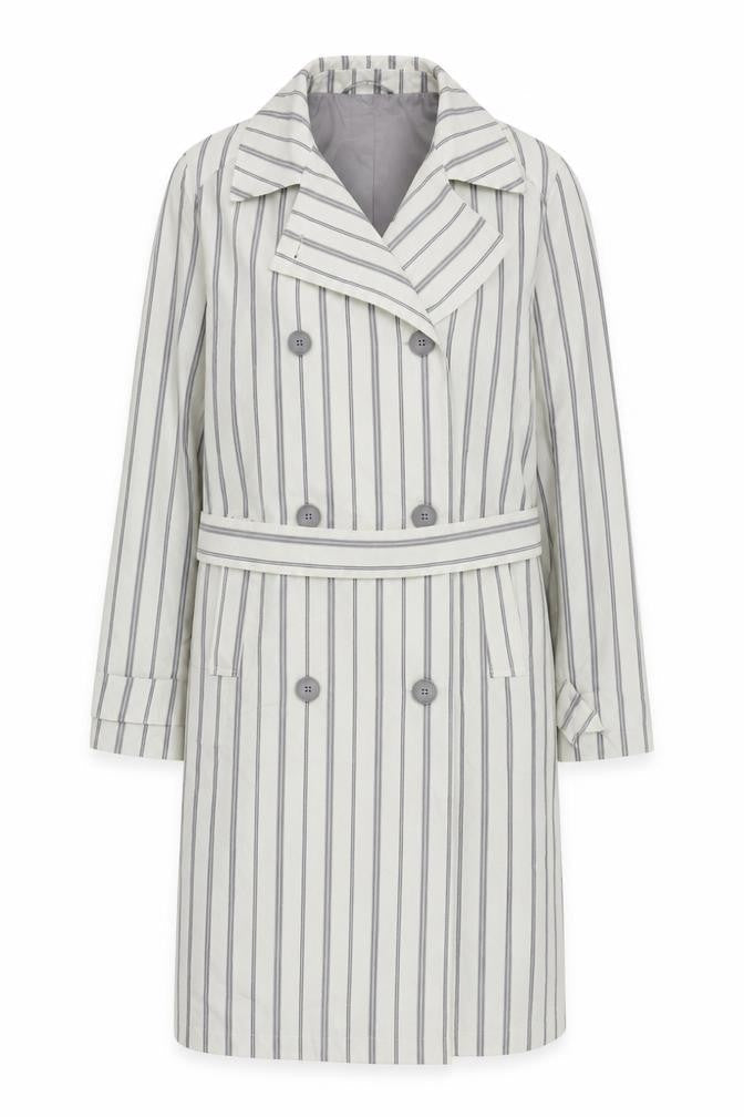 Womens UK Size 14 M&S White Overcoat