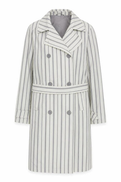 Womens UK Size 14 M&S White Overcoat