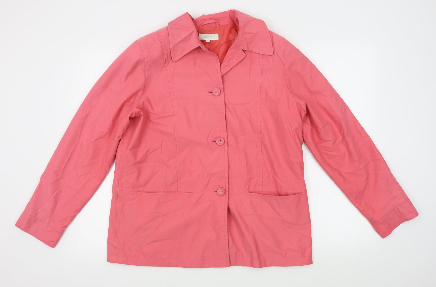M&S Womens Pink   Jacket Blazer Size 16