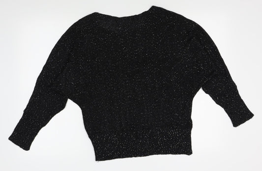 George Womens Black   Pullover Jumper Size S  - gems