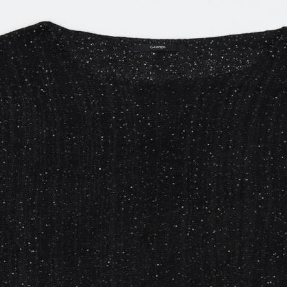 George Womens Black   Pullover Jumper Size S  - gems