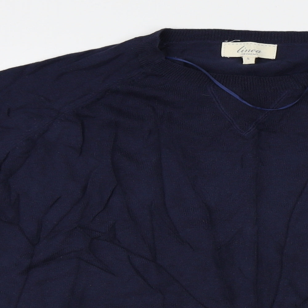 Linea Womens Blue   Pullover Jumper Size S
