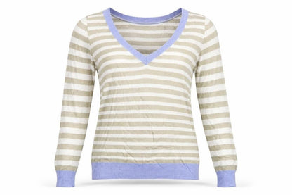 Womens UK Size XS Preworn White Pullover Jumper
