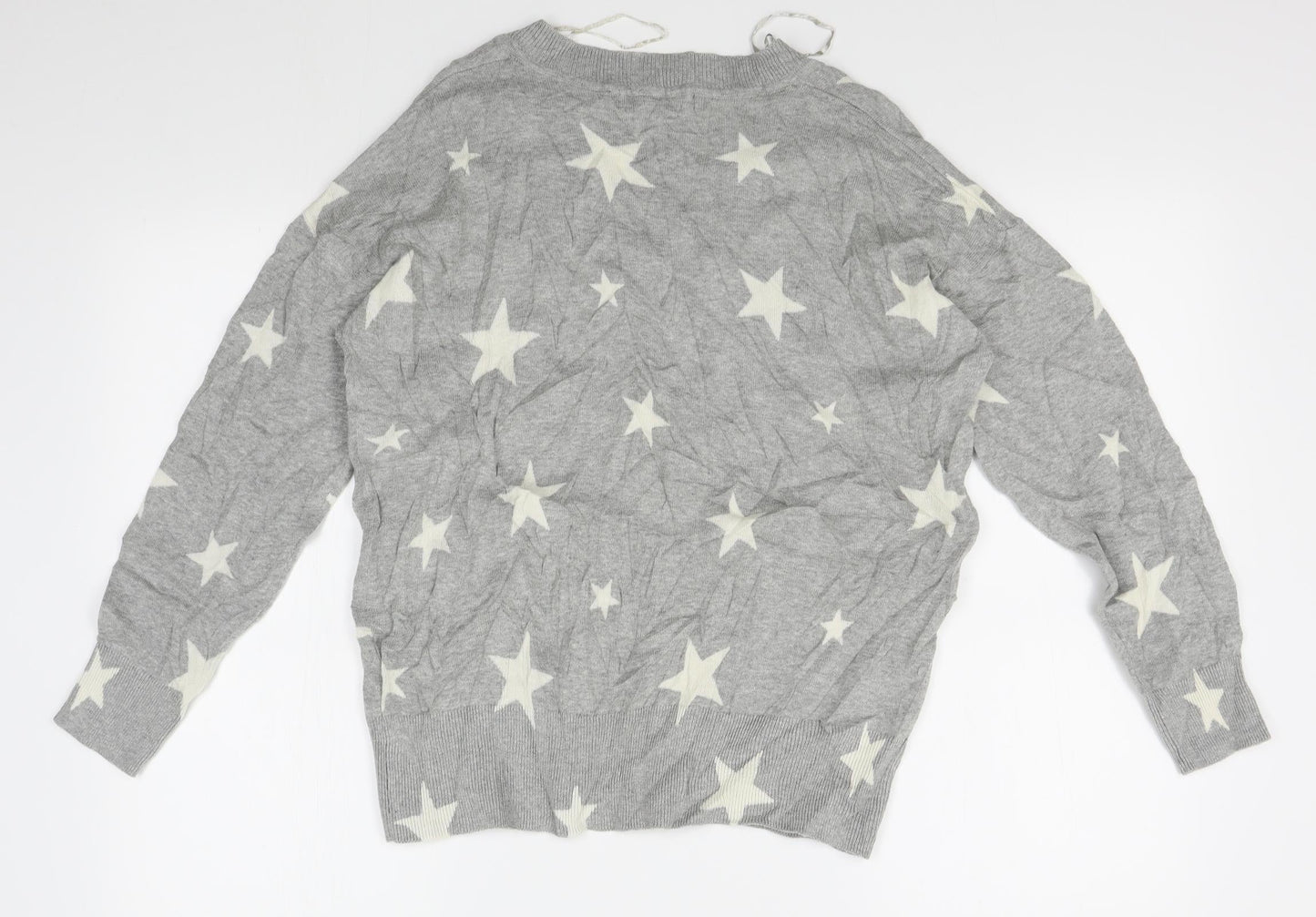 Womens UK Size M M&S Grey Pullover Jumper