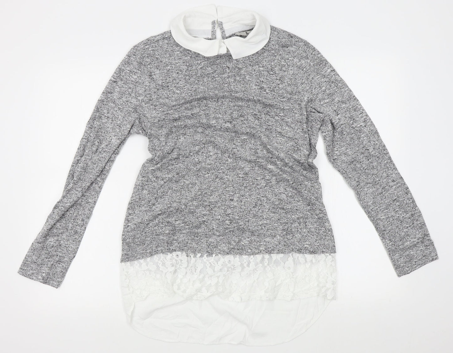 TU Womens Grey   Pullover Jumper Size 14