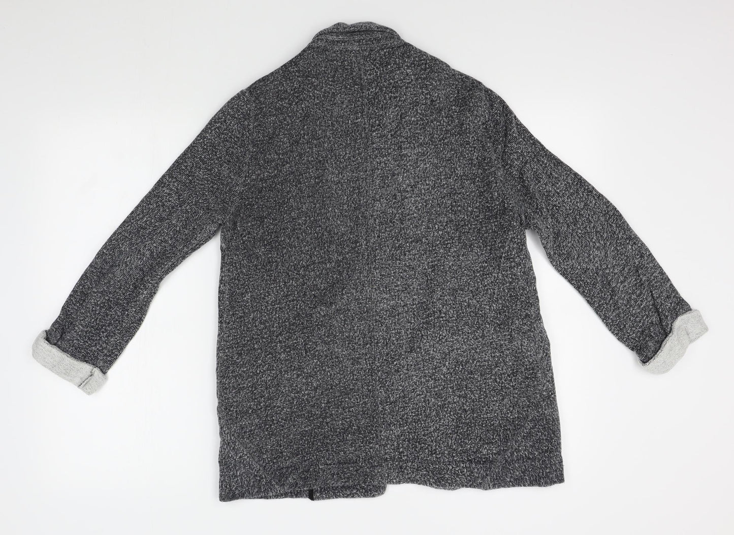 Womens UK Size 10 Topshop Grey Cardigan Jumper