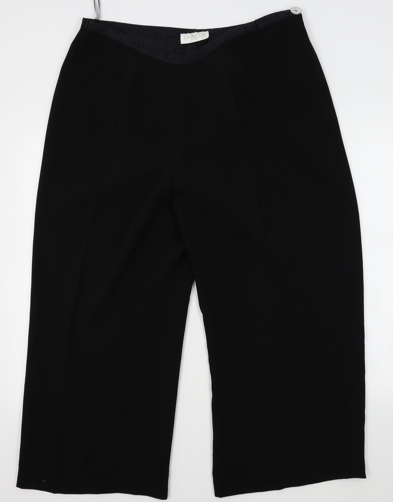 spirito Womens Black   Trousers  Size 24 L23 in