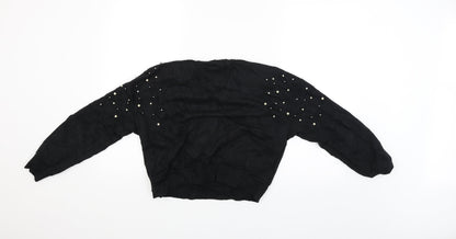 Womens UK Size 8 New Look Black Pullover Jumper