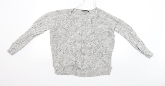 Dorothy Perkins Womens Grey   Pullover Jumper Size 12
