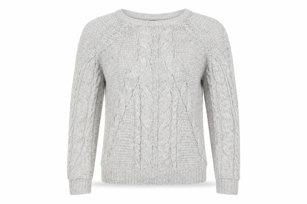 Womens UK Size 12 Dorothy Perkins Grey Pullover Jumper