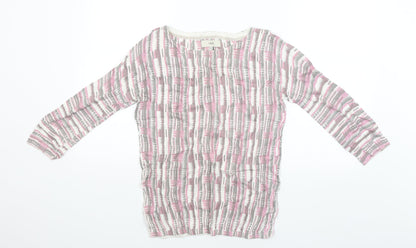 Womens UK Size 10 NEXT White Basic Blouse
