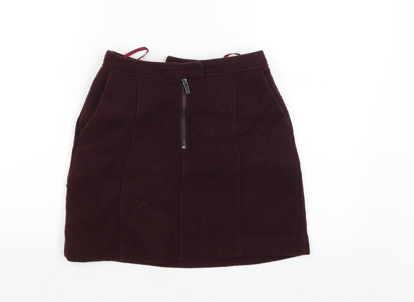 New Look Womens Red   Straight & Pencil Skirt Size 6