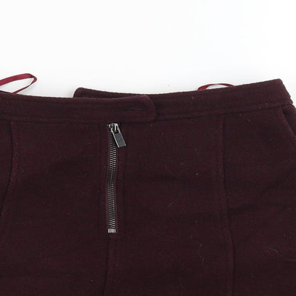 New Look Womens Red   Straight & Pencil Skirt Size 6