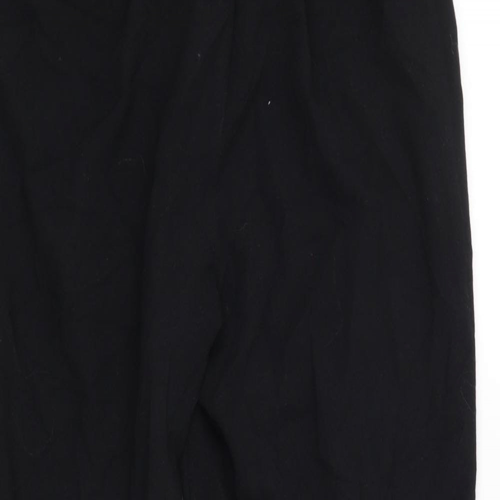 Womens UK Size 10 Classics Regular Fit  Black Trousers