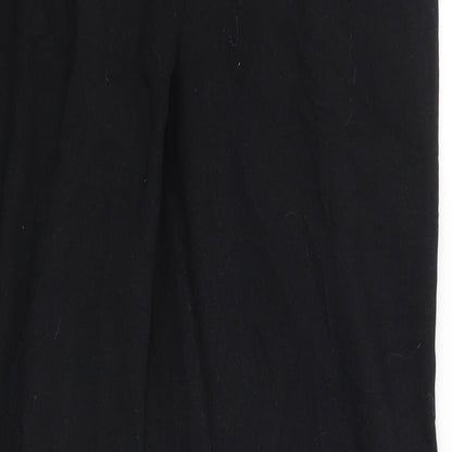 Womens UK Size 10 Classics Regular Fit  Black Trousers