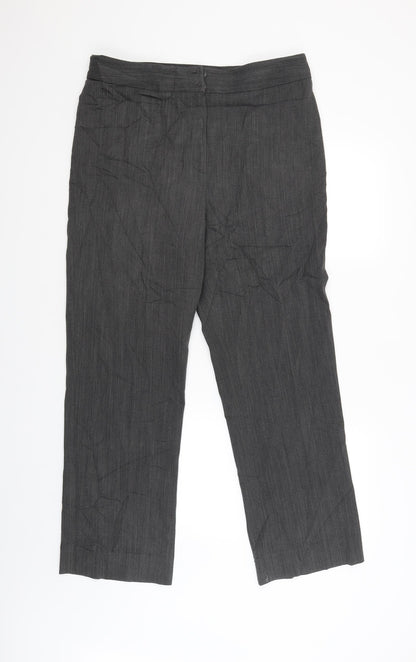 CC Womens Grey   Trousers  Size 14 L29 in