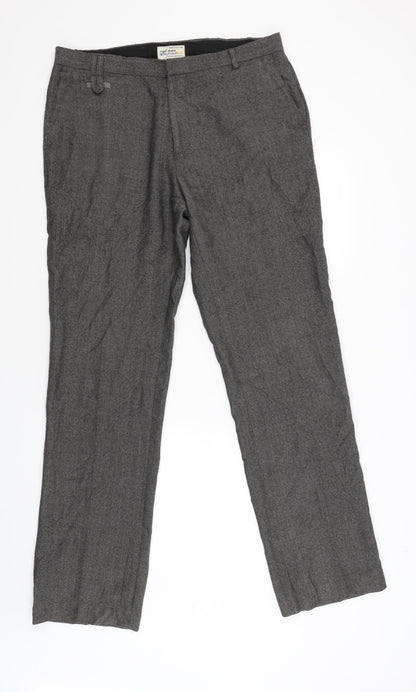 Womens UK Size 34 River Island Regular Fit  Grey Trousers