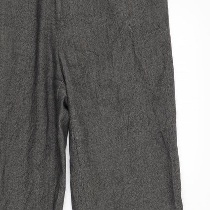 Womens UK Size 34 River Island Regular Fit  Grey Trousers