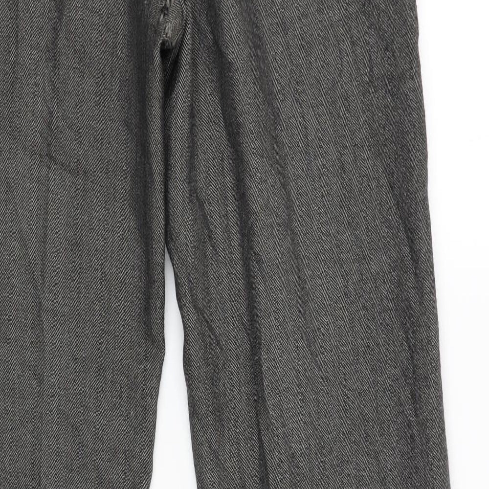 Womens UK Size 34 River Island Regular Fit  Grey Trousers