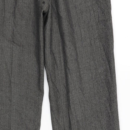 Womens UK Size 34 River Island Regular Fit  Grey Trousers