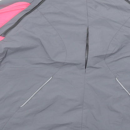 Kalenji Womens Grey   Windbreaker Poncho Size 12  - detachable sleeves