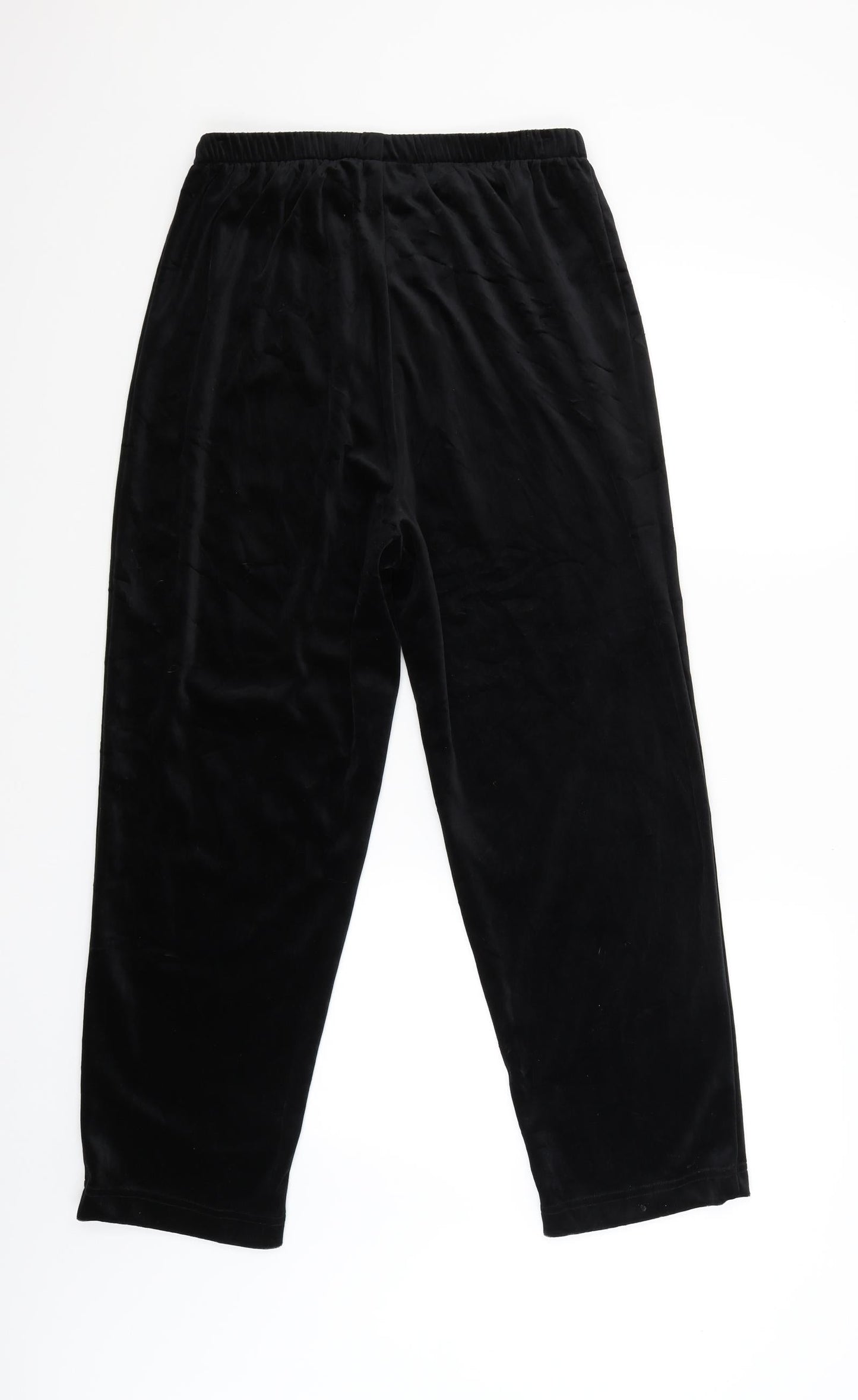 Womens UK Size 16 Canda Regular Fit Sweatpants Black Trousers