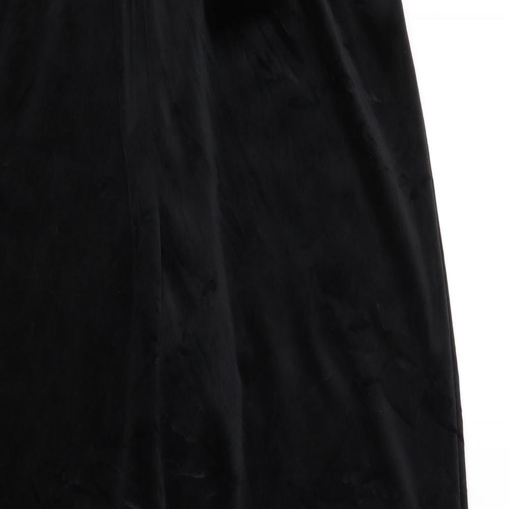 Womens UK Size 16 Canda Regular Fit Sweatpants Black Trousers