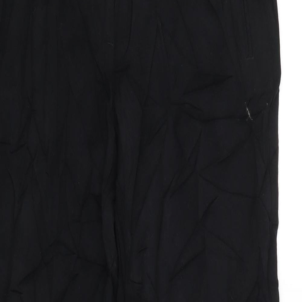 Womens UK Size 10 M&S Regular Fit  Black Trousers