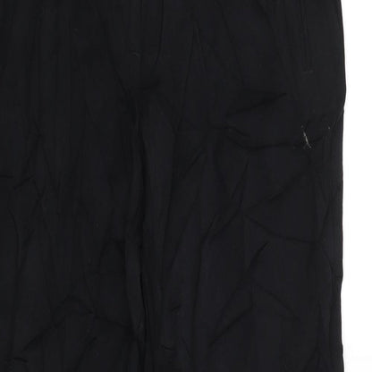 Womens UK Size 10 M&S Regular Fit  Black Trousers