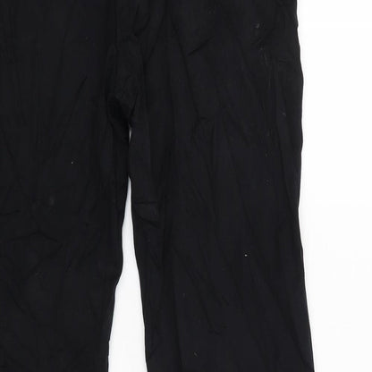 Womens UK Size 10 M&S Regular Fit  Black Trousers