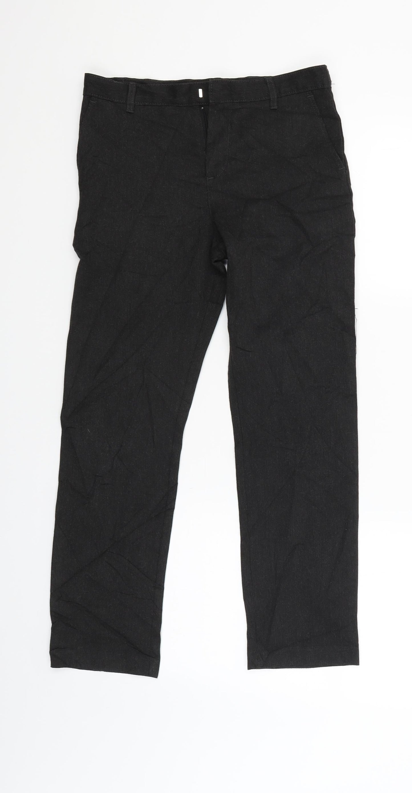George Boys Black   Carpenter Trousers Size 10-11 Years