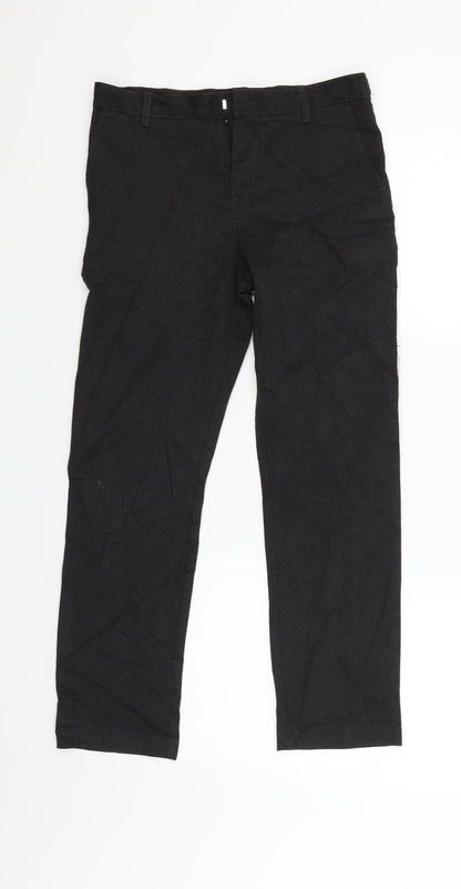 George Boys Black   Carpenter Trousers Size 10-11 Years