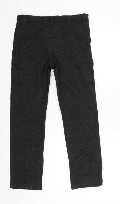 George Boys Black   Carpenter Trousers Size 10-11 Years