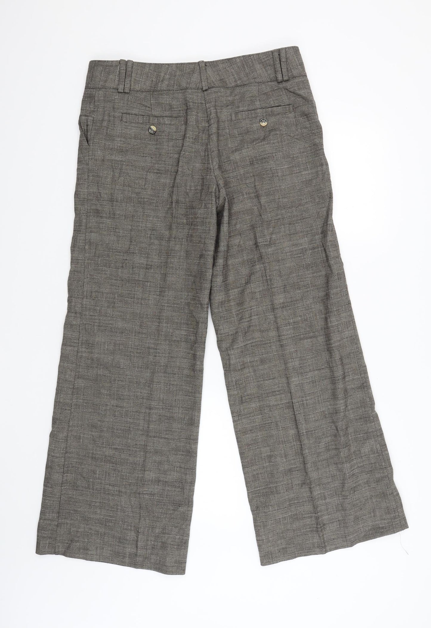 Womens UK Size 14 Marks and Spencer Regular Fit Carpenter Gold Trousers