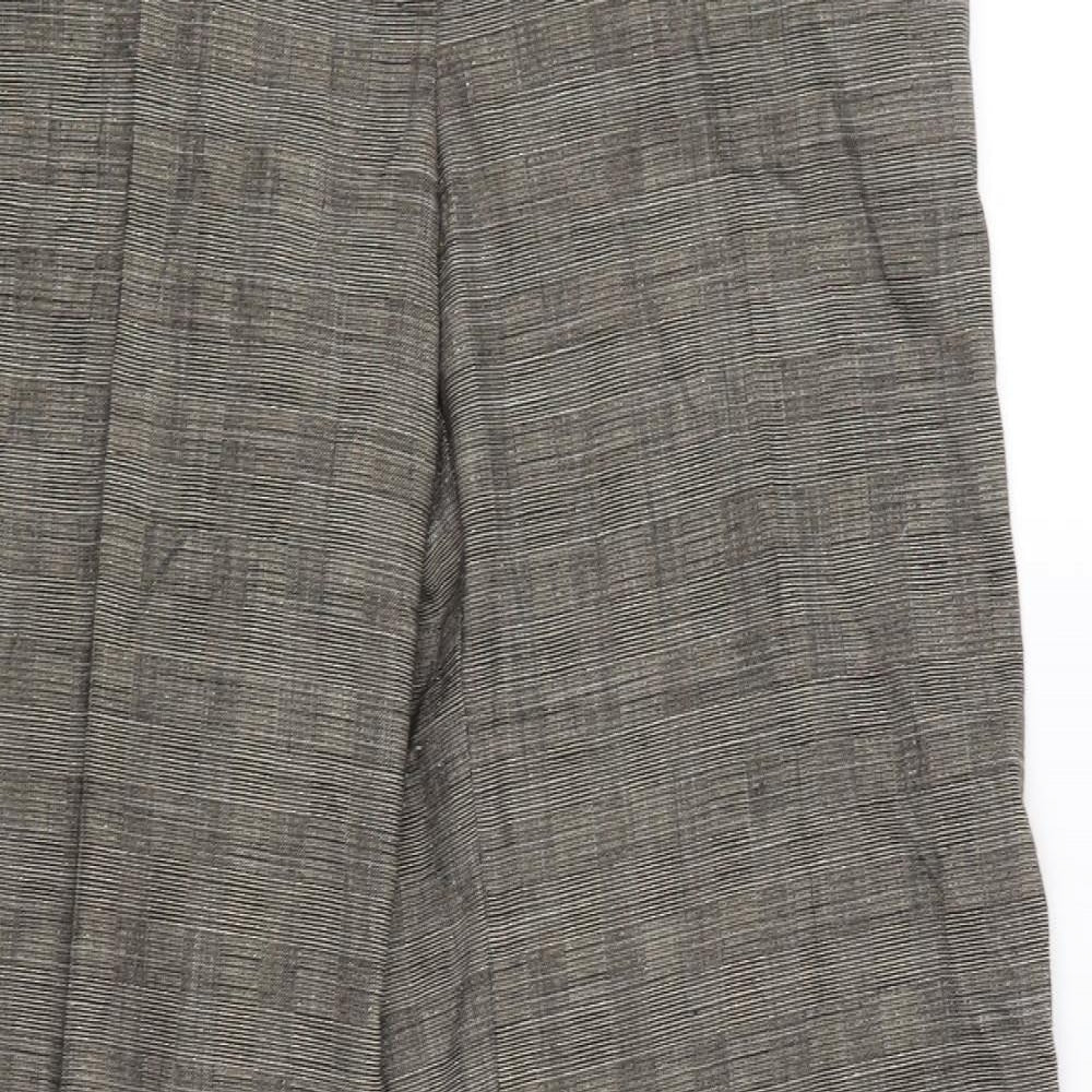 Womens UK Size 14 Marks and Spencer Regular Fit Carpenter Gold Trousers