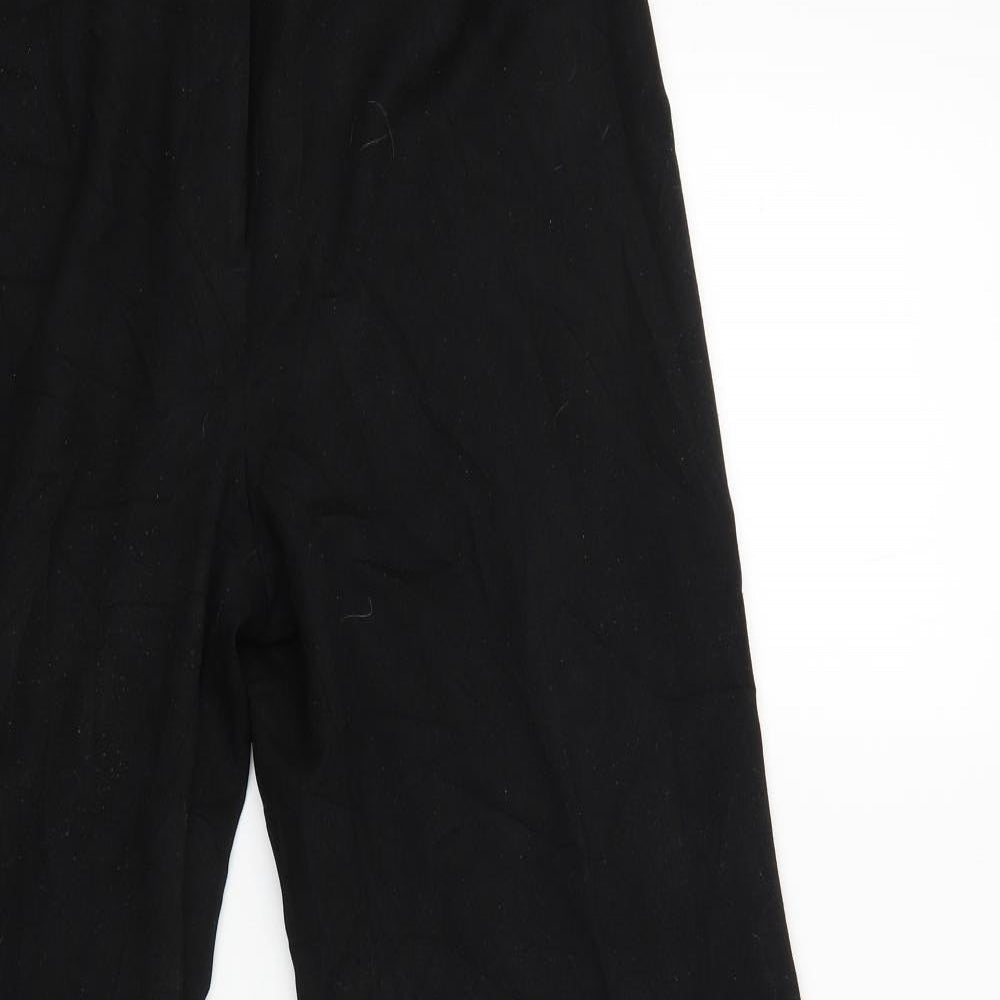 EWM Womens Black   Capri Trousers Size 14 L29 in
