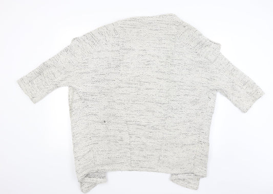 Womens UK Size 14 River Island Grey Cardigan Jumper
