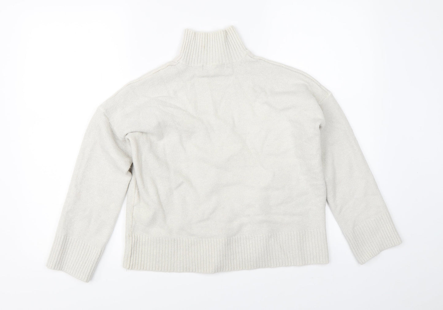 Womens UK Size 12 Marks & Spencer Beige Pullover Jumper
