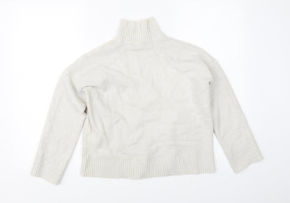 Womens UK Size 12 Marks & Spencer Beige Pullover Jumper