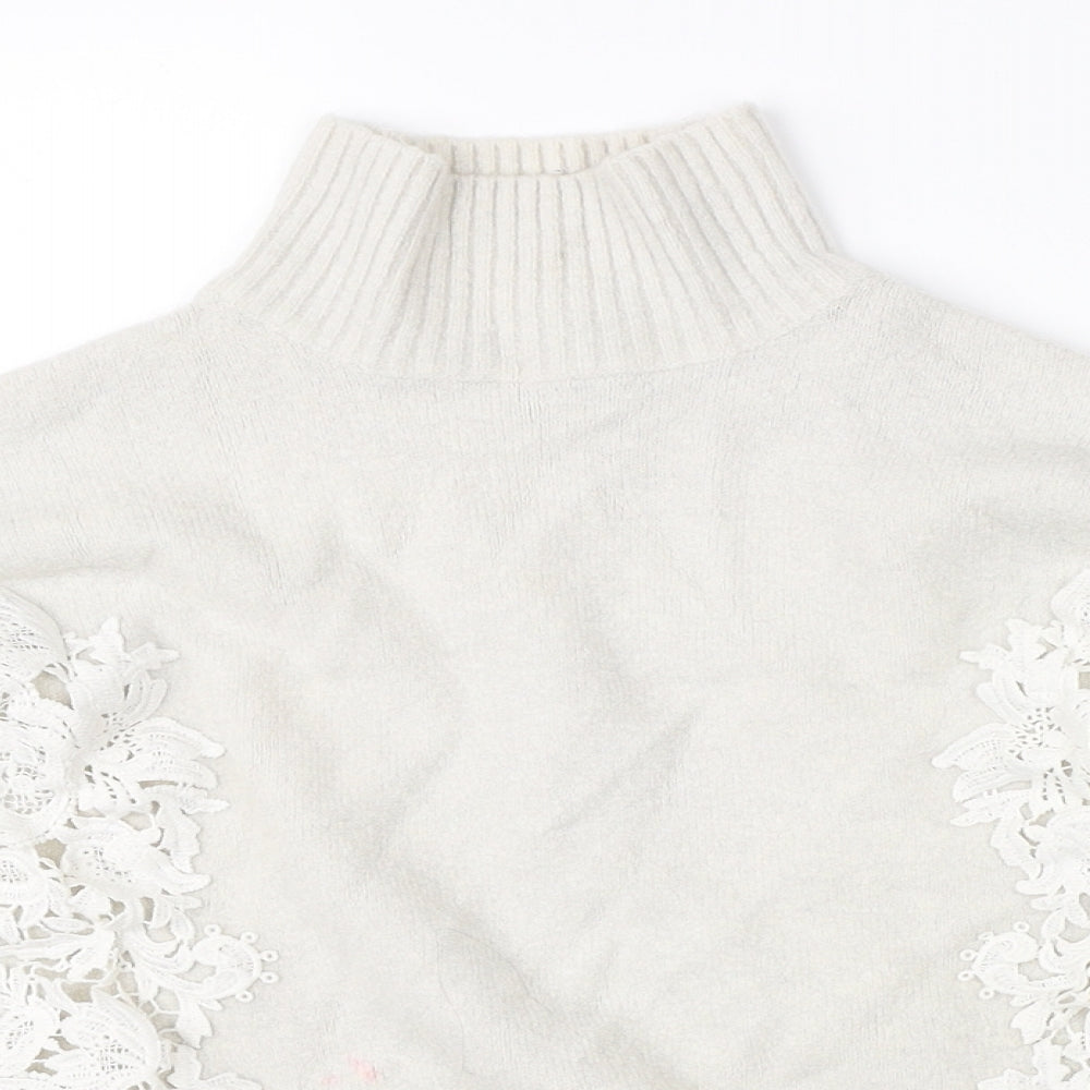 Womens UK Size 12 Marks & Spencer Beige Pullover Jumper