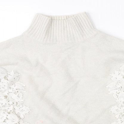 Womens UK Size 12 Marks & Spencer Beige Pullover Jumper