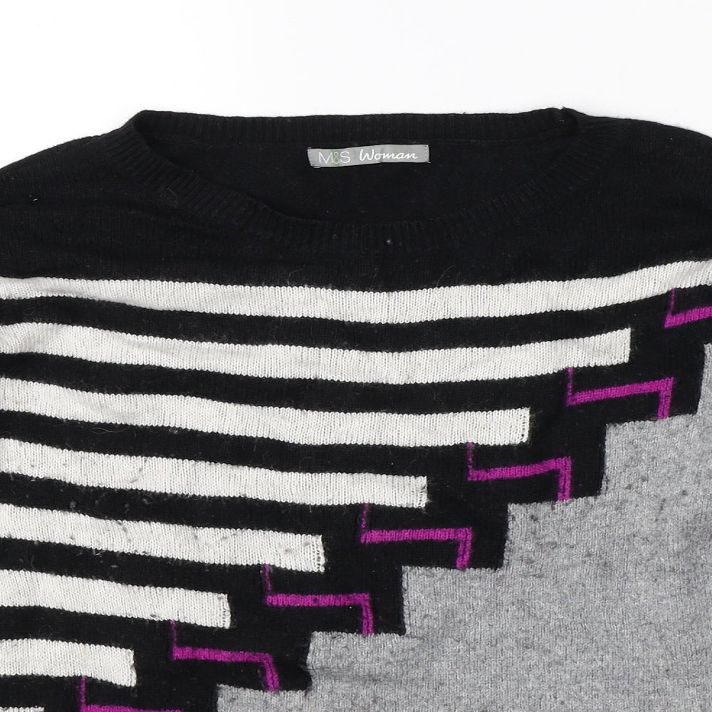 Womens UK Size 12 Marks & Spencer Multicoloured Pullover Jumper
